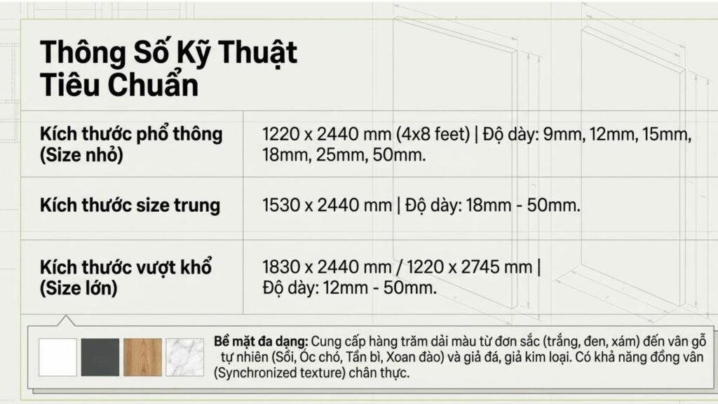 Cẩm nang gỗ MFC