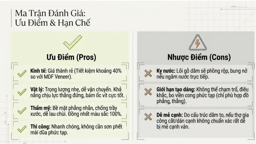 Cẩm nang gỗ MFC
