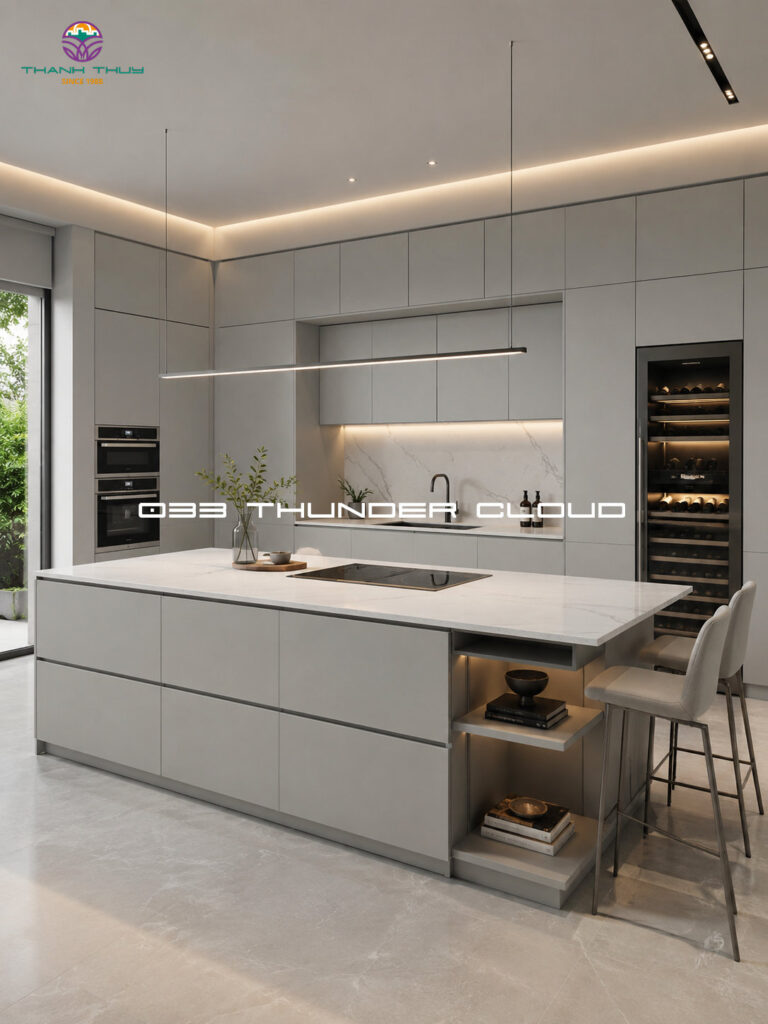 Bảng so sánh toàn bộ các loại ván gỗ công nghiệp 2026: Nên chọn MDF, HDF, MFC hay Plywood? 7 Tủ bếp