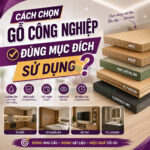Cách Chọn Gỗ Công Nghiệp Đúng Mục Đích Sử Dụng