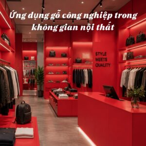 Ứng dụng gỗ công nghiệp trong không gian nội thất