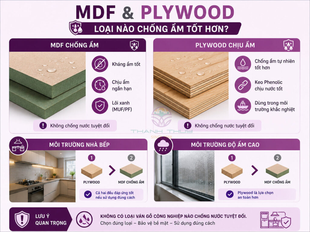 MDF và Plywood