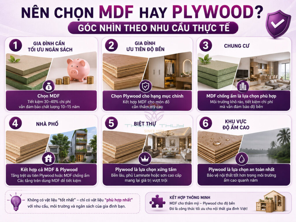 MDF và Plywood