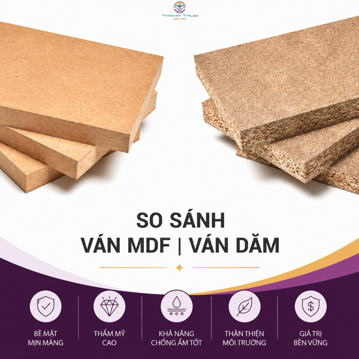 MDF và ván dăm