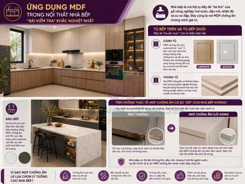 Ứng dụng Ván MDF trong nội thất